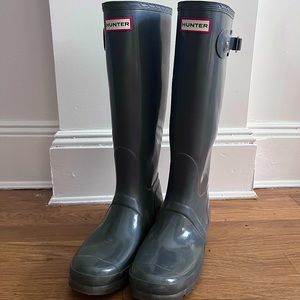 HUNTER Original Tall Gloss Rain Boot Women's